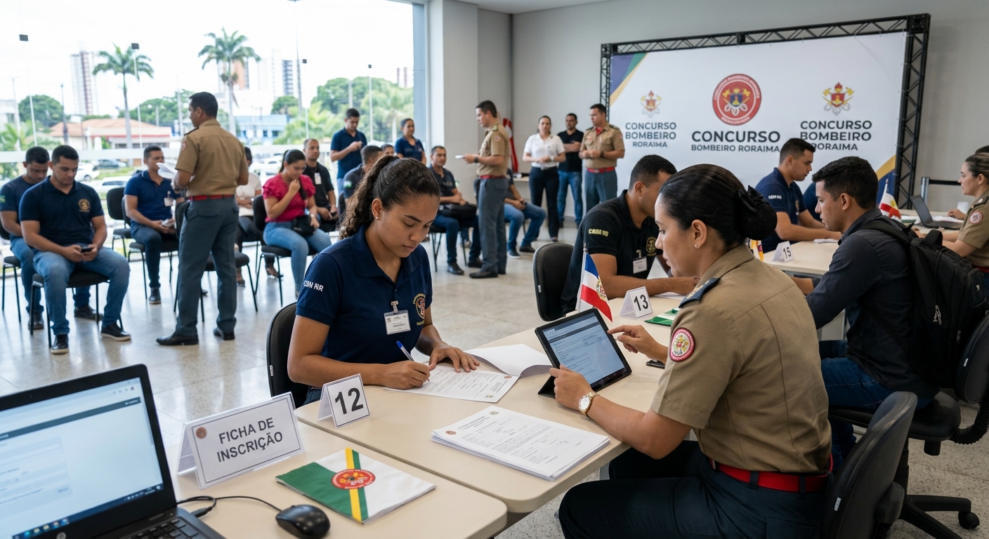 Período de Inscrição para o Concurso Bombeiro Roraima